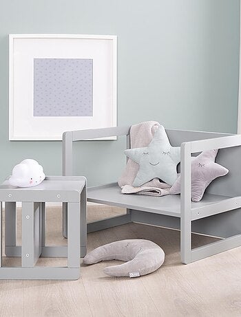 Set tavolo convertibile in panchina + 1 sedia evolutiva – "Roba