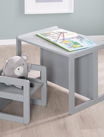Set tavolo convertibile in panchina + 1 sedia evolutiva – "Roba