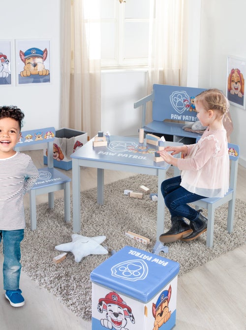 Set tavolo e 2 sedie in legno massello – motivo Paw Patrol – "Roba Paw Patrol" - Kiabi