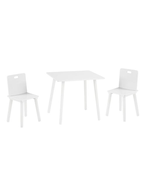 Set tavolo e 2 sedie per bambini in legno – design scandinavo "Roba" - Kiabi