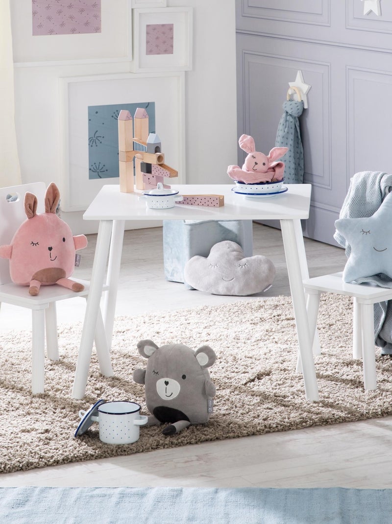 Set tavolo e 2 sedie per bambini in legno – design scandinavo "Roba" Bianco Bianco - Kiabi