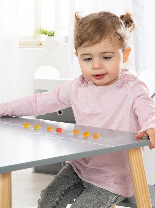 Set tavolo e 2 sedie per bambini in legno – motivo coniglio "Roba Miffy" - Kiabi