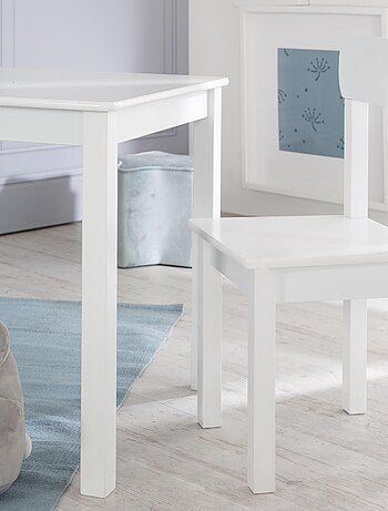 Set tavolo e 2 sedie per bambini in legno – motivo stelle "Roba Little Stars