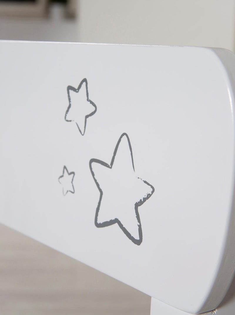 Set tavolo e 2 sedie per bambini in legno – motivo stelle "Roba Little Stars" Bianco Grigio Bianco - Kiabi