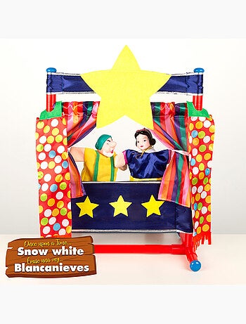 Set teatrale delle marionette di biancaneve 25 cm cucu show