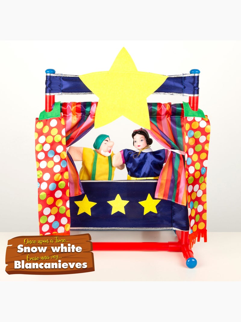 Set teatrale delle marionette di biancaneve 25 cm cucu show N/D - Kiabi