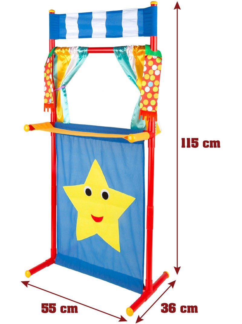Set teatrale delle marionette di cappuccetto rosso 25 cm cucu show N/D - Kiabi