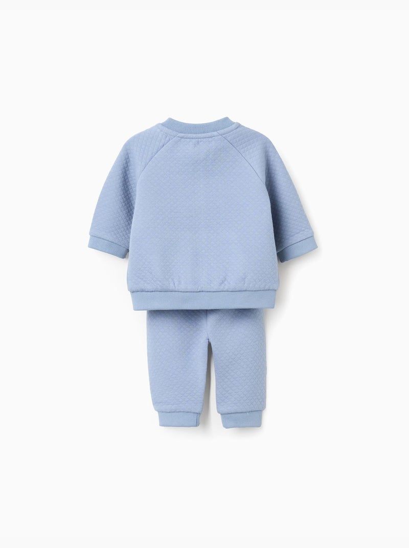 Set trapuntato di giacca + pantaloni Blu chiaro - Kiabi
