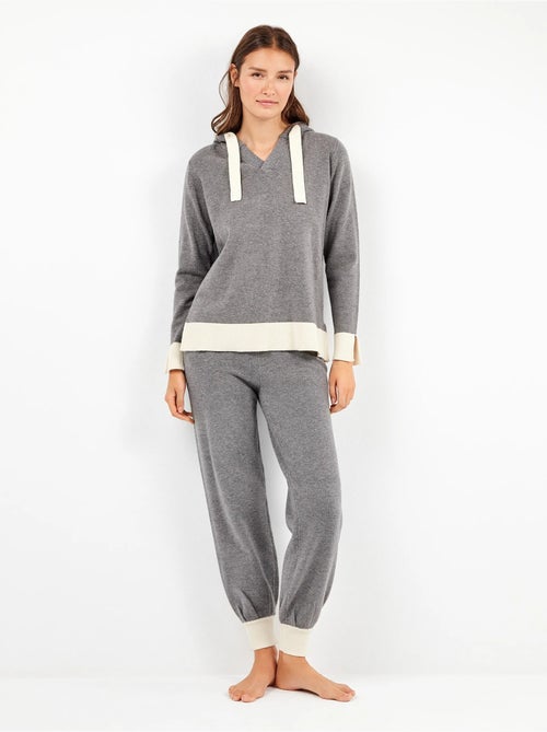 Set tricot bicolore - Kiabi