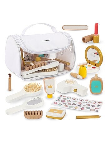 Set trucchi per bambini in legno 15 accessori Mamabrum