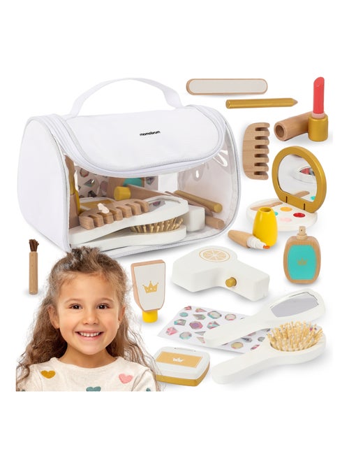 Set trucchi per bambini in legno 15 accessori Mamabrum - Kiabi