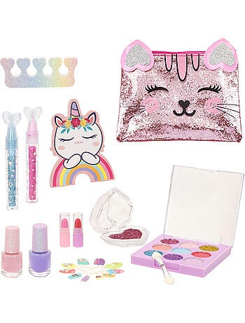 Set trucco con accessori e beauty case colorbaby