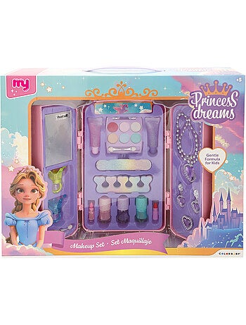 Set trucco per bambini in valigia con accessori colorbaby