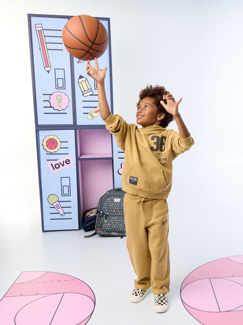 Set tuta 2 pezzi: felpa con cappuccio e zip + pantaloni - Kiabi