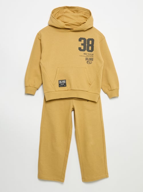 Set tuta 2 pezzi: felpa con cappuccio e zip + pantaloni - Kiabi