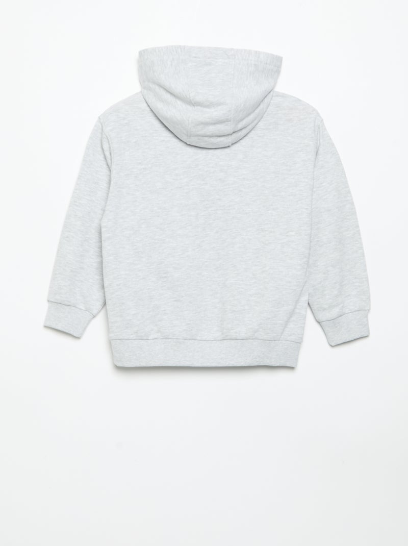 Set tuta 2 pezzi: felpa con cappuccio e zip + pantaloni Grigio - Kiabi