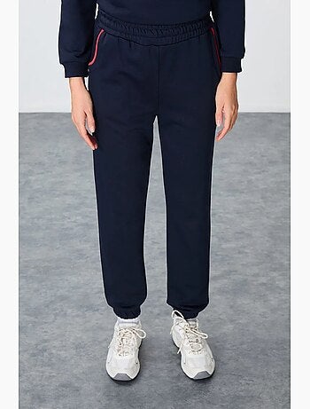 Set tuta in pile color block tommy