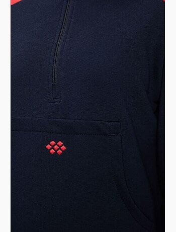 Set tuta in pile color block tommy