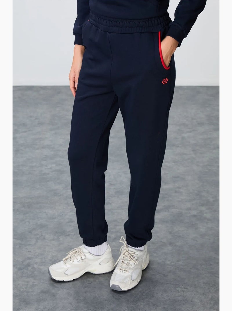 Set tuta in pile color block tommy Blu Rosso - Kiabi