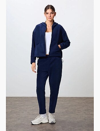 Set tuta oversize con cappuccio e zip tommy
