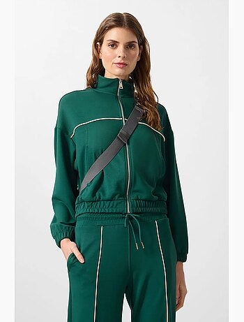 Set tuta oversize con collo con zip tommy