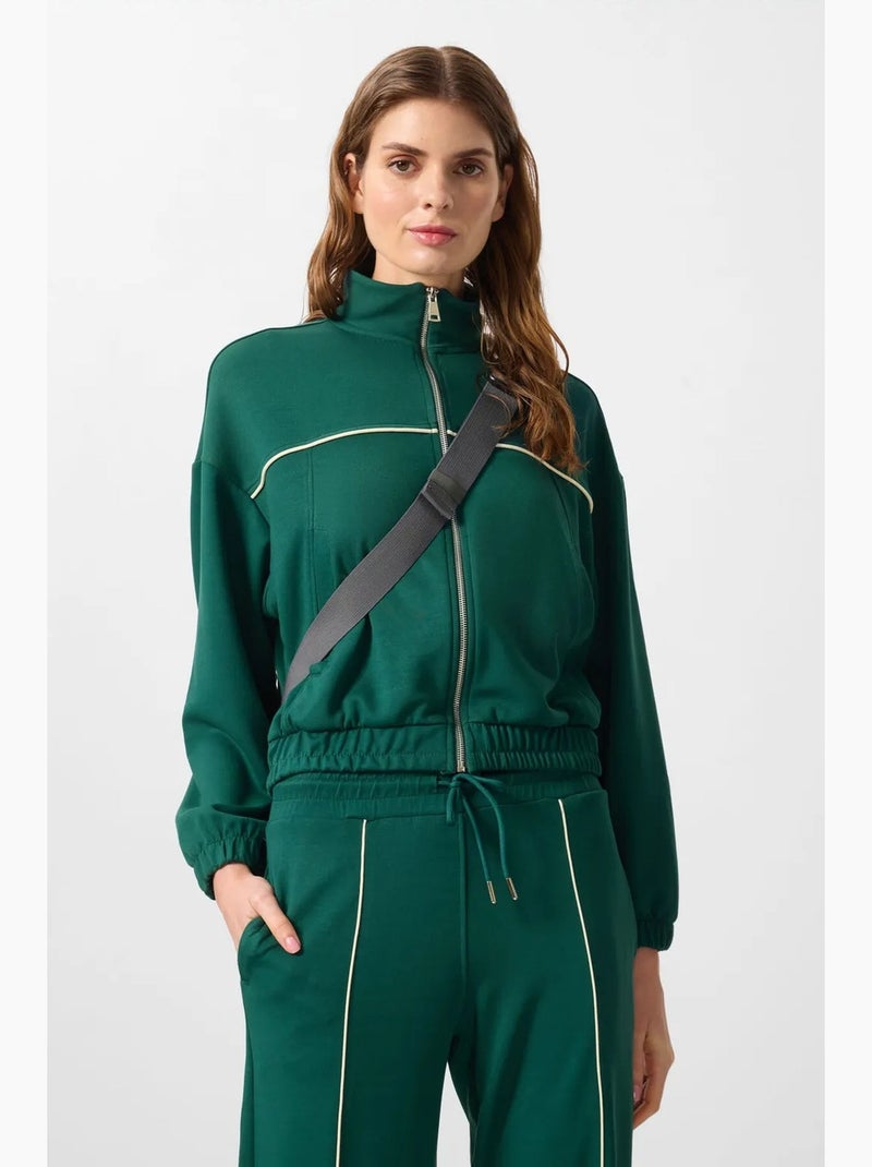Set tuta oversize con collo con zip tommy Verde smeraldo - Kiabi