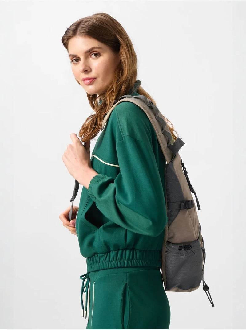 Set tuta oversize con collo con zip tommy Verde smeraldo - Kiabi