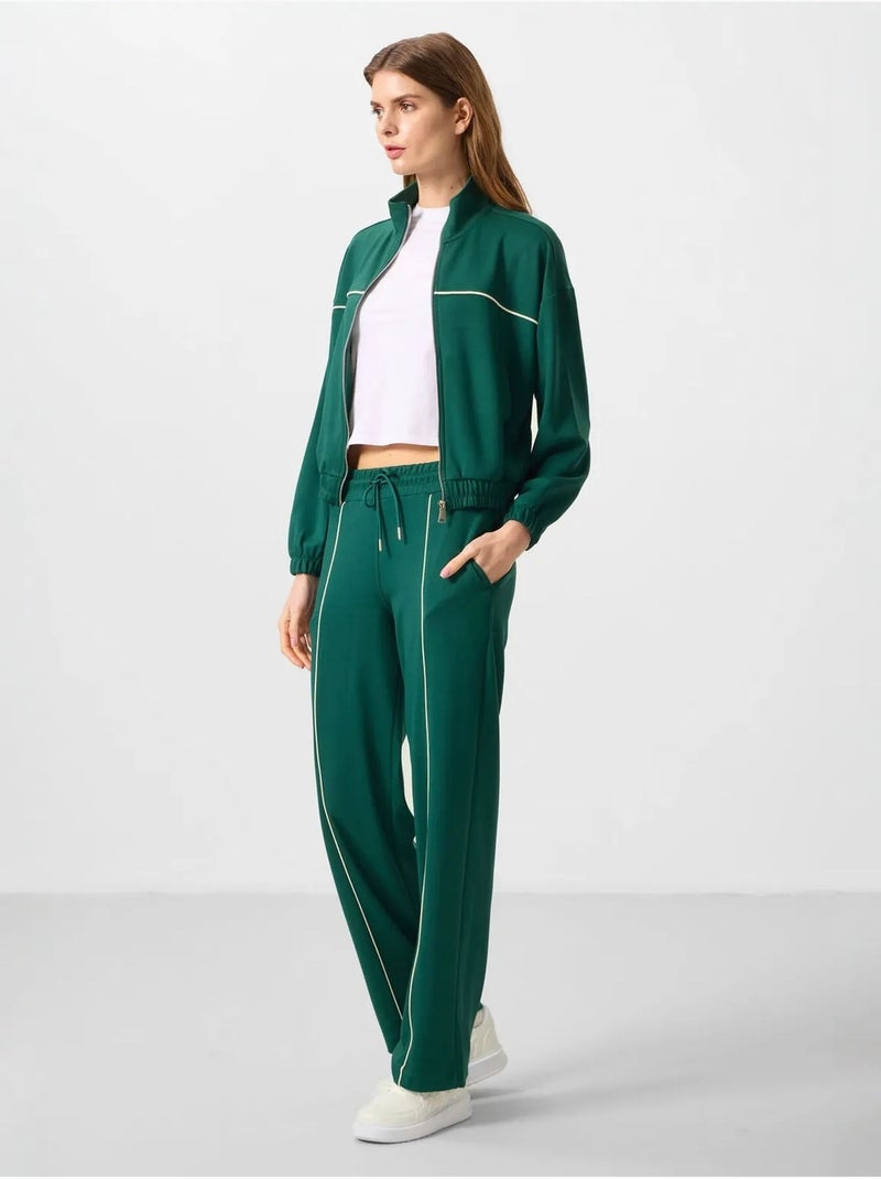Set tuta oversize con collo con zip tommy Verde smeraldo - Kiabi