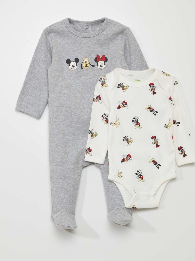 Set tutina + body 'Disney' - 2 pezzi GRIGIO - Kiabi