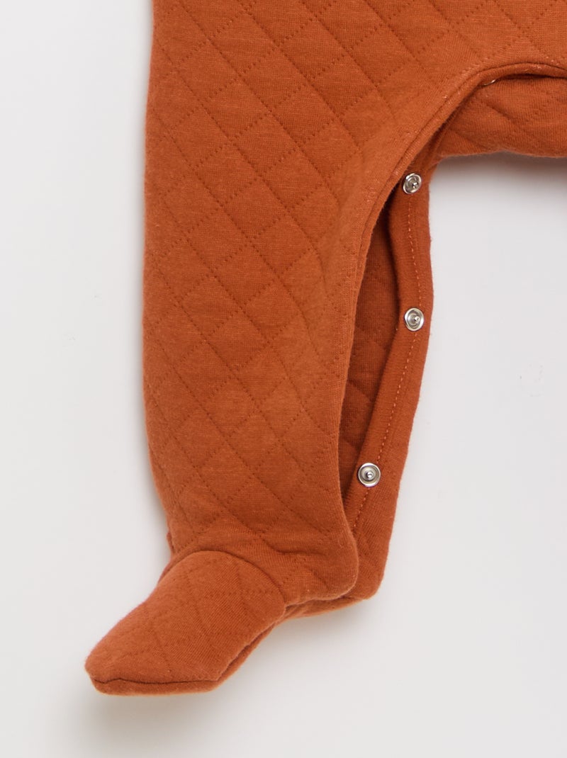 Set tutina notte con piedini 'Miffy' + body maniche lunghe Arancione - Kiabi