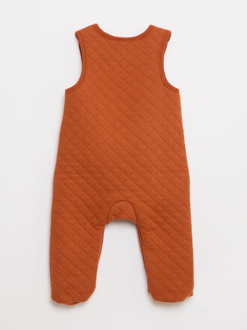 Set tutina notte con piedini 'Miffy' + body maniche lunghe Arancione - Kiabi