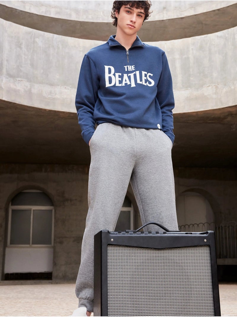 Set uomo The Beatles felpa interna garzata Blu petrolio - Kiabi