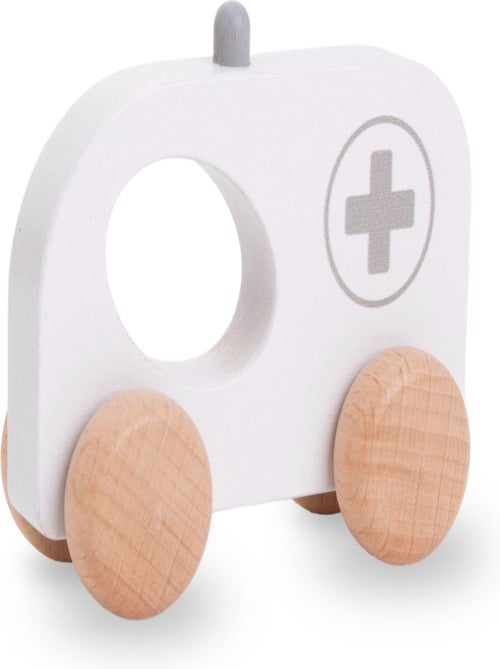 Set veicoli in legno ambulanza e pompieri Mamabrum - Kiabi