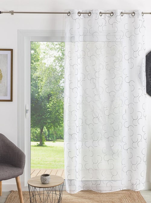 Setacciare il voile con la stamigna ricamata - Kiabi