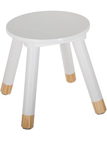 Sgabello per bambini douceur bianco