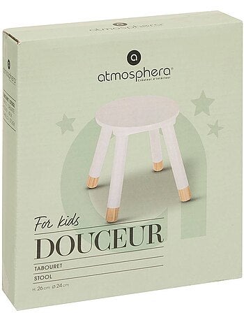 Sgabello per bambini douceur bianco