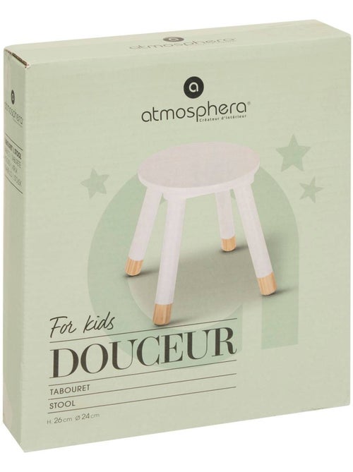 Sgabello per bambini douceur bianco - Kiabi