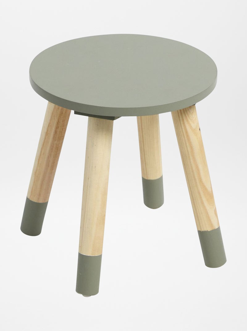 Sgabello rotondo GIALLO - Kiabi
