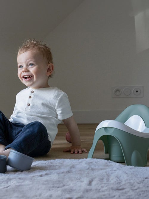 Sgabello vasino ergonomico con vaschetta rimovibile Thermobaby IDEO senza BPA, prodotto in Francia - Kiabi Sgabello vasino ergonomico con vaschetta rimovibile Thermobaby IDEO senza BPA, prodotto in Francia - Kiabi