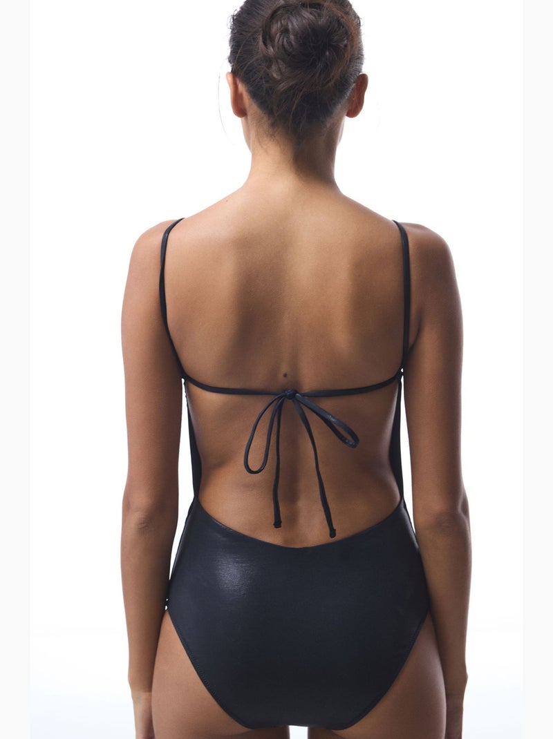 Shale costume intero dal taglio minimal penti Nero - Kiabi