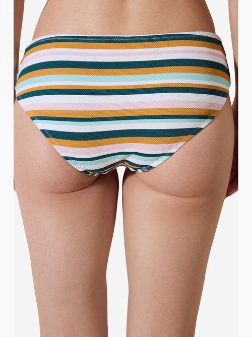 Shona hipster slip bikini testurizzato a righe penti - Kiabi