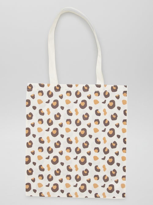 Shopping bag con fantasia - Kiabi