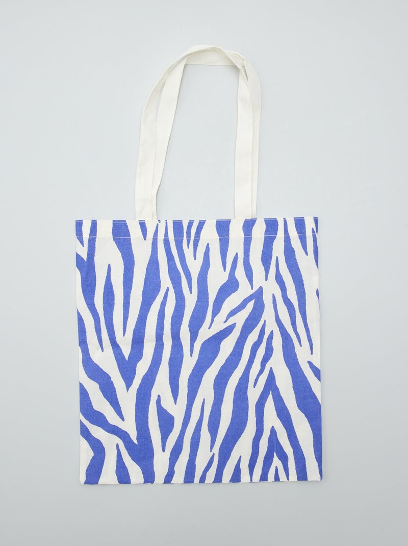 Shopping bag con scritta BEIGE - Kiabi