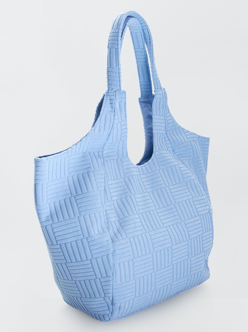 Shopping bag in spugna BLU - Kiabi