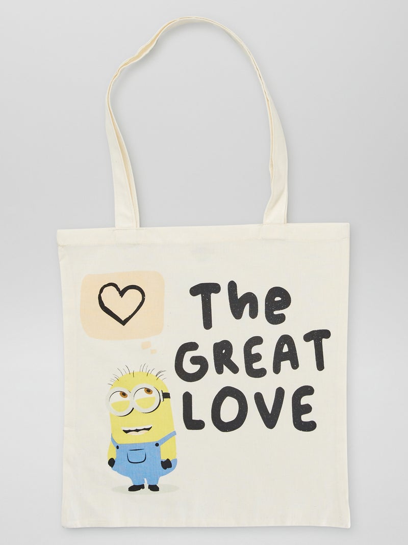 Shopping bag 'Minions' BEIGE - Kiabi