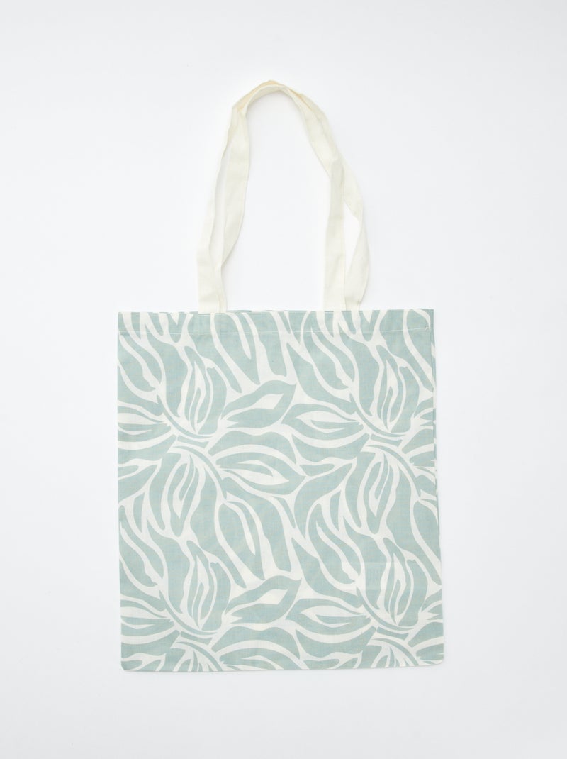 Shopping bag stampata BLU - Kiabi