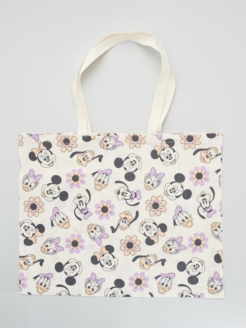 Shopping bag stampata 'Disney' BIANCO - Kiabi