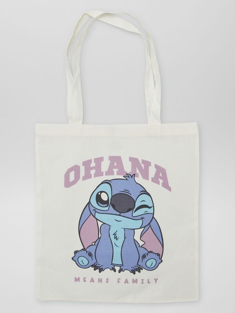 Shopping bag 'Stitch' 'Disney' BEIGE - Kiabi