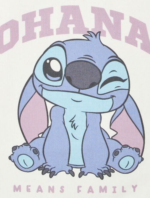 Disney Tutina da bambina in pile blu con motivo Lilo e Stitch