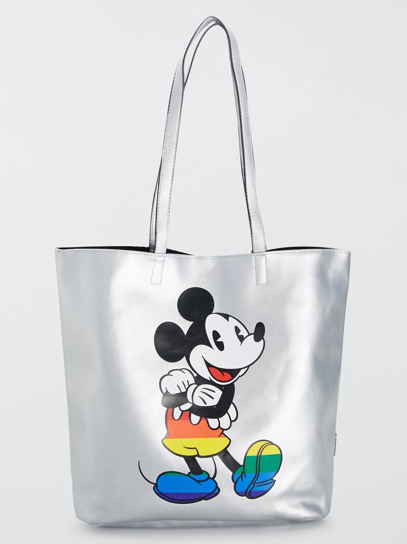 Shopping bag 'Topolino' argento - Kiabi